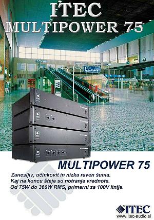 OJACEVALNIK ITEC MULTIPOWER 75 HEADER   SLO   300 X