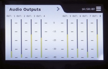 ITECNET - DCU 43   DISPLAY 4 AUDIO OUTPUTS   350 X