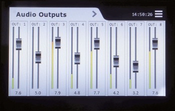 ITECNET - DCU 43   DISPLAY 6 AUDIO OUTPUTS   350 X