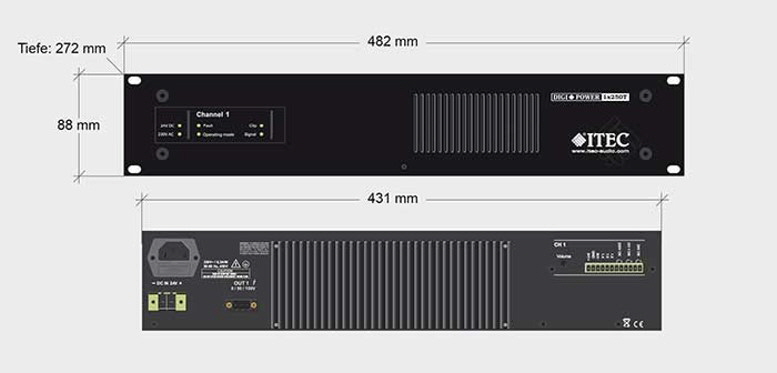 OJACEVALNIK ITEC DIGI POWER 1 X 250 T   MERE   777 X