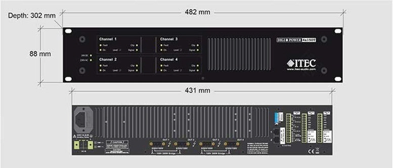 OJACEVALNIK ITEC DIGI POWER 4 X 150 T MERE   777 X