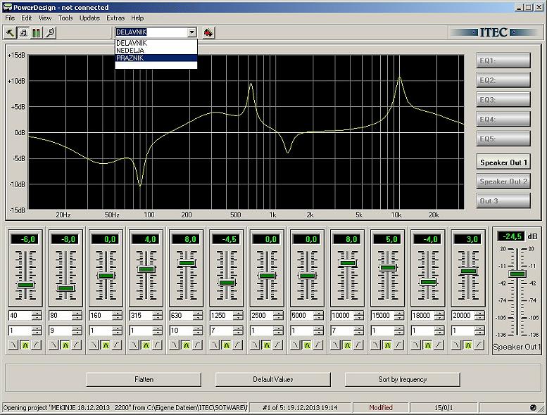 POWER DESIGN DSP SPEAKER OUT   777 X